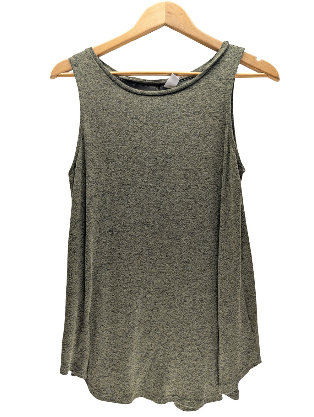 Old Navy Luxe Tank Top Petite Swing Tunic Olive Heather